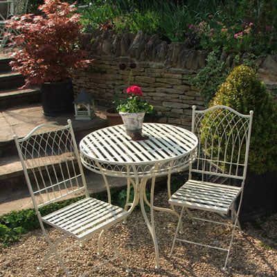 French Ivory Bistro Set