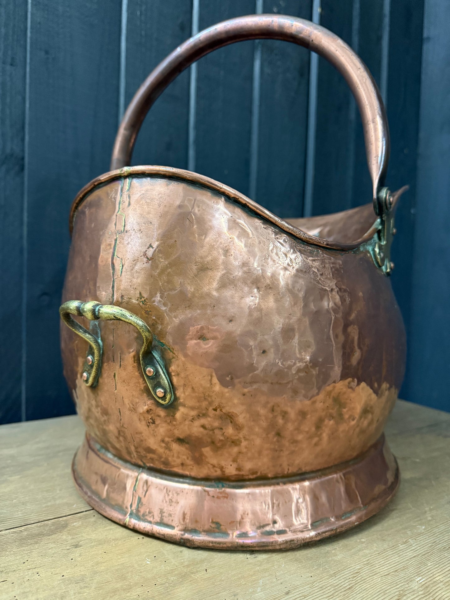 Vintage Copper coal Scuttle