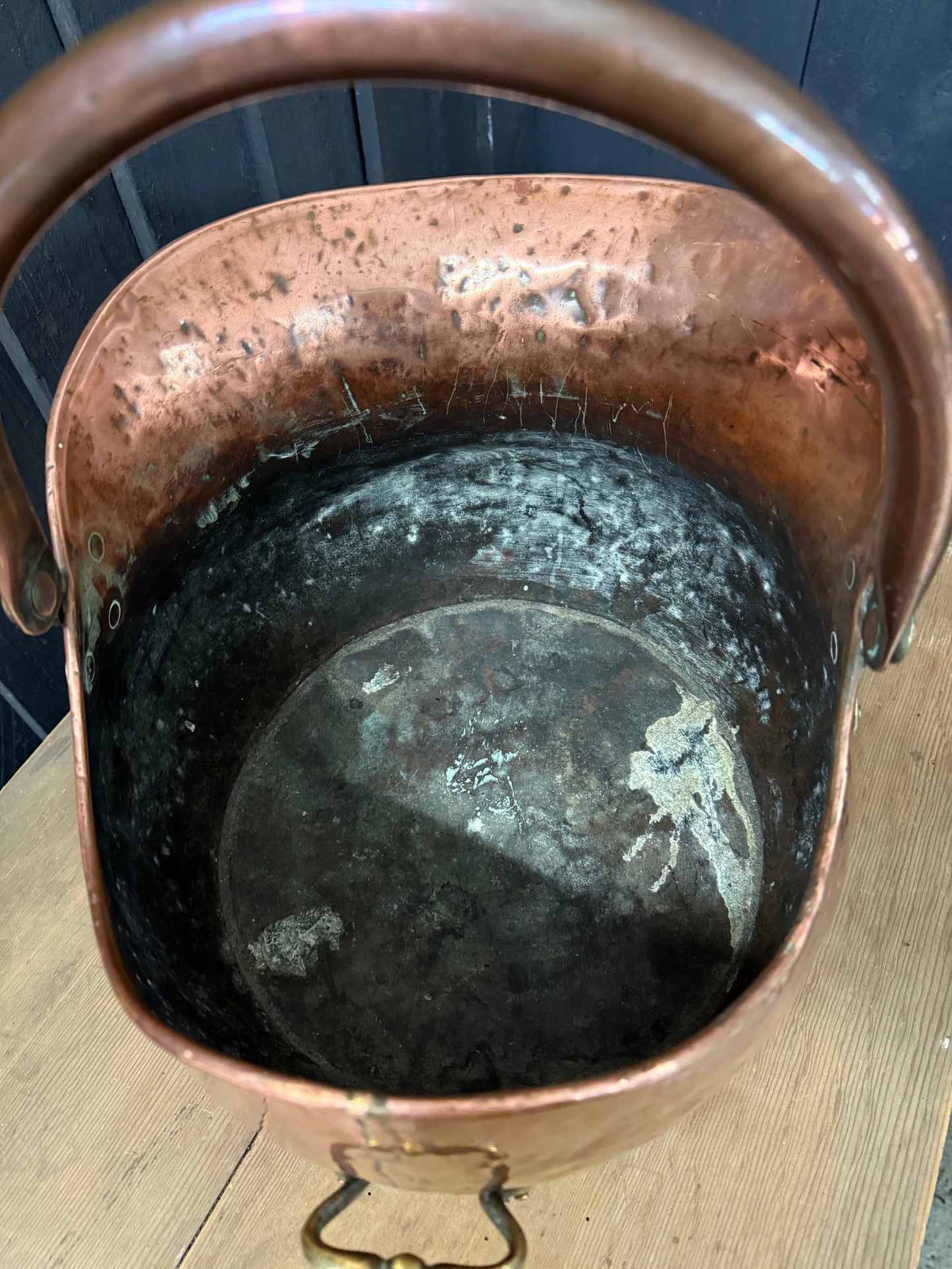 Vintage Copper coal Scuttle