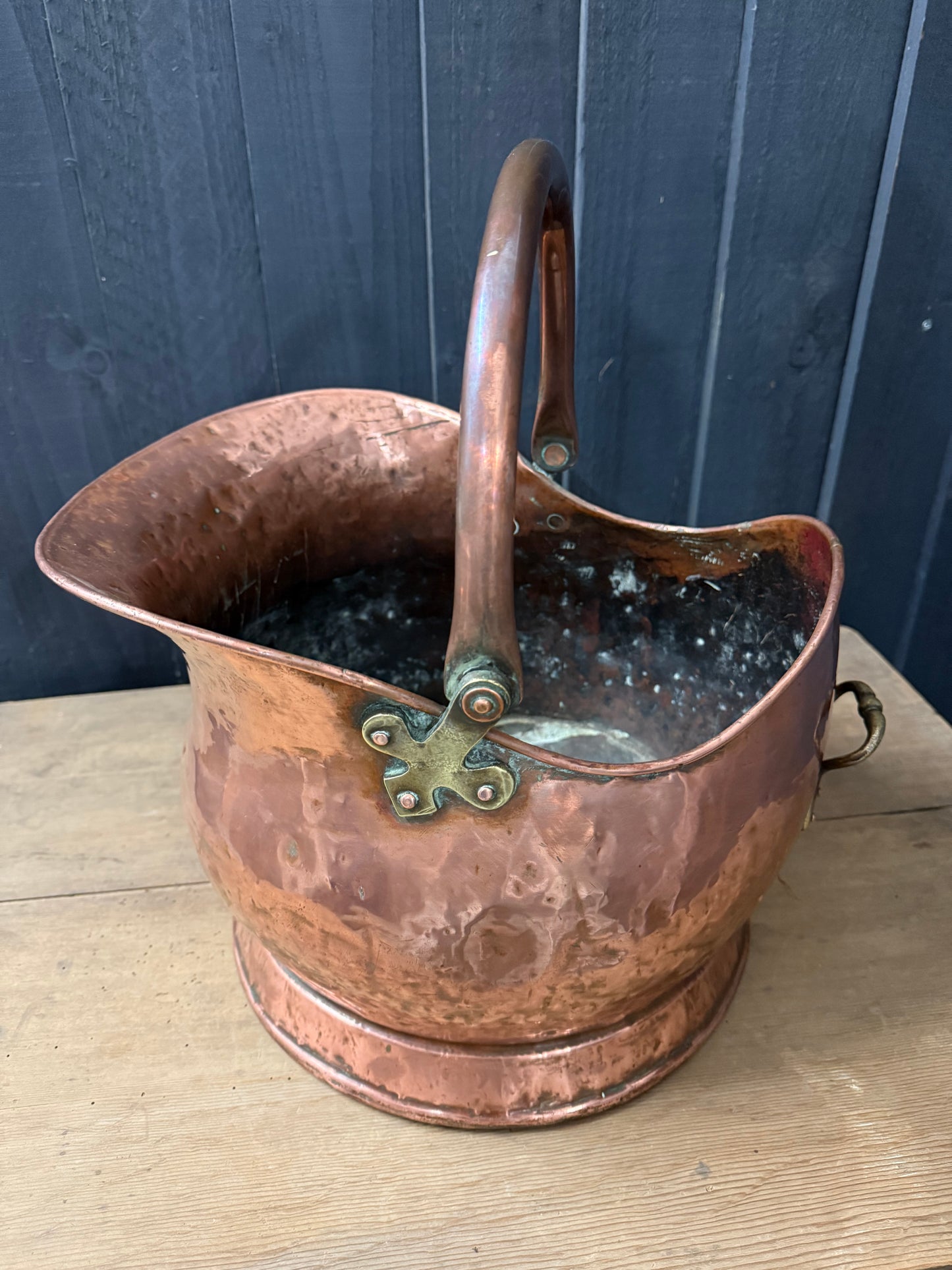 Vintage Copper coal Scuttle