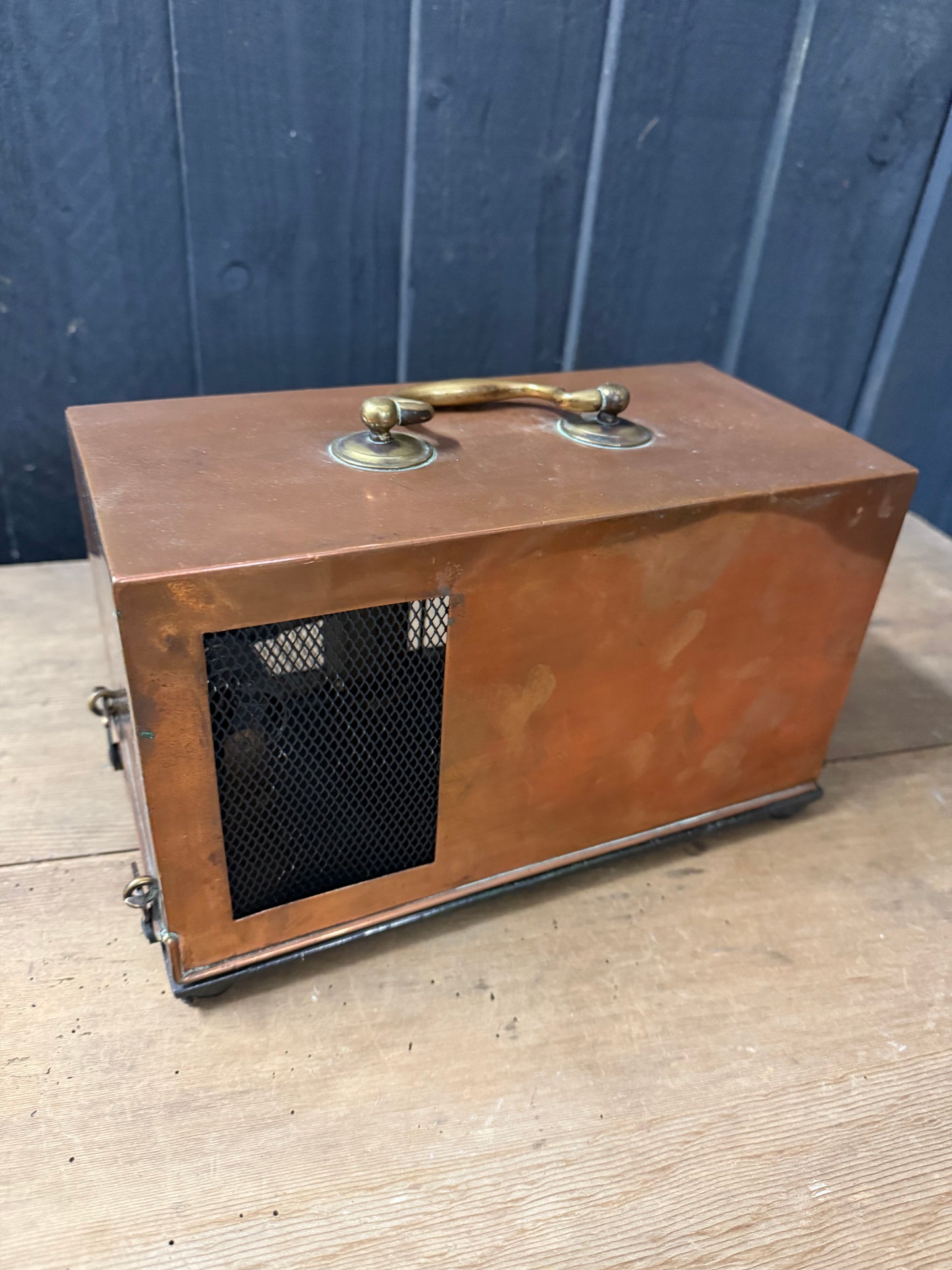 Vintage Copper Cased Barograph