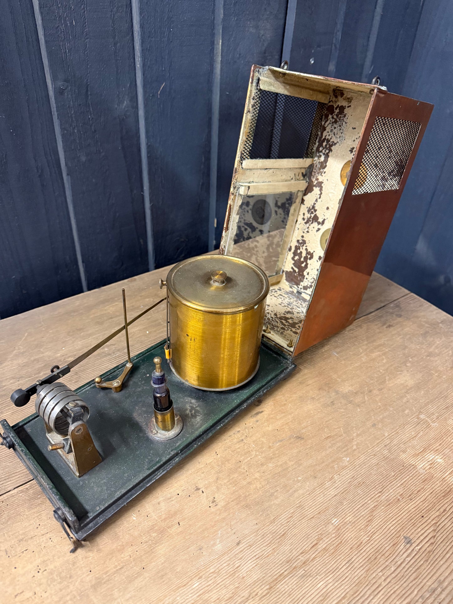 Vintage Copper Cased Barograph