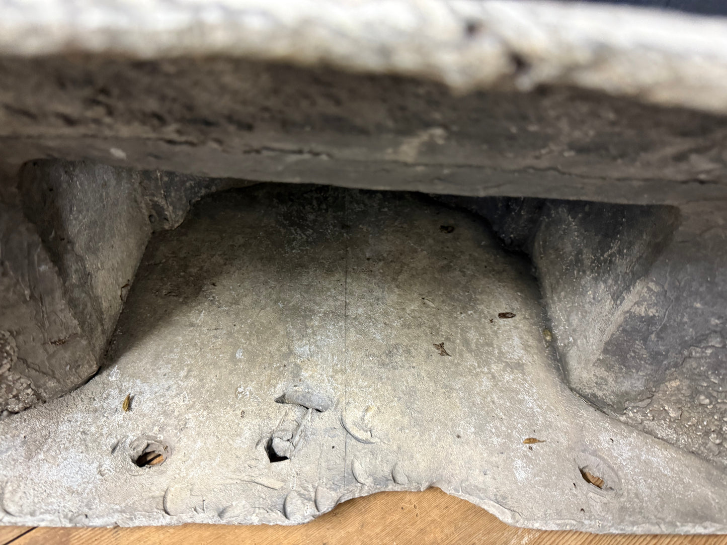 Antique Lead Hopper