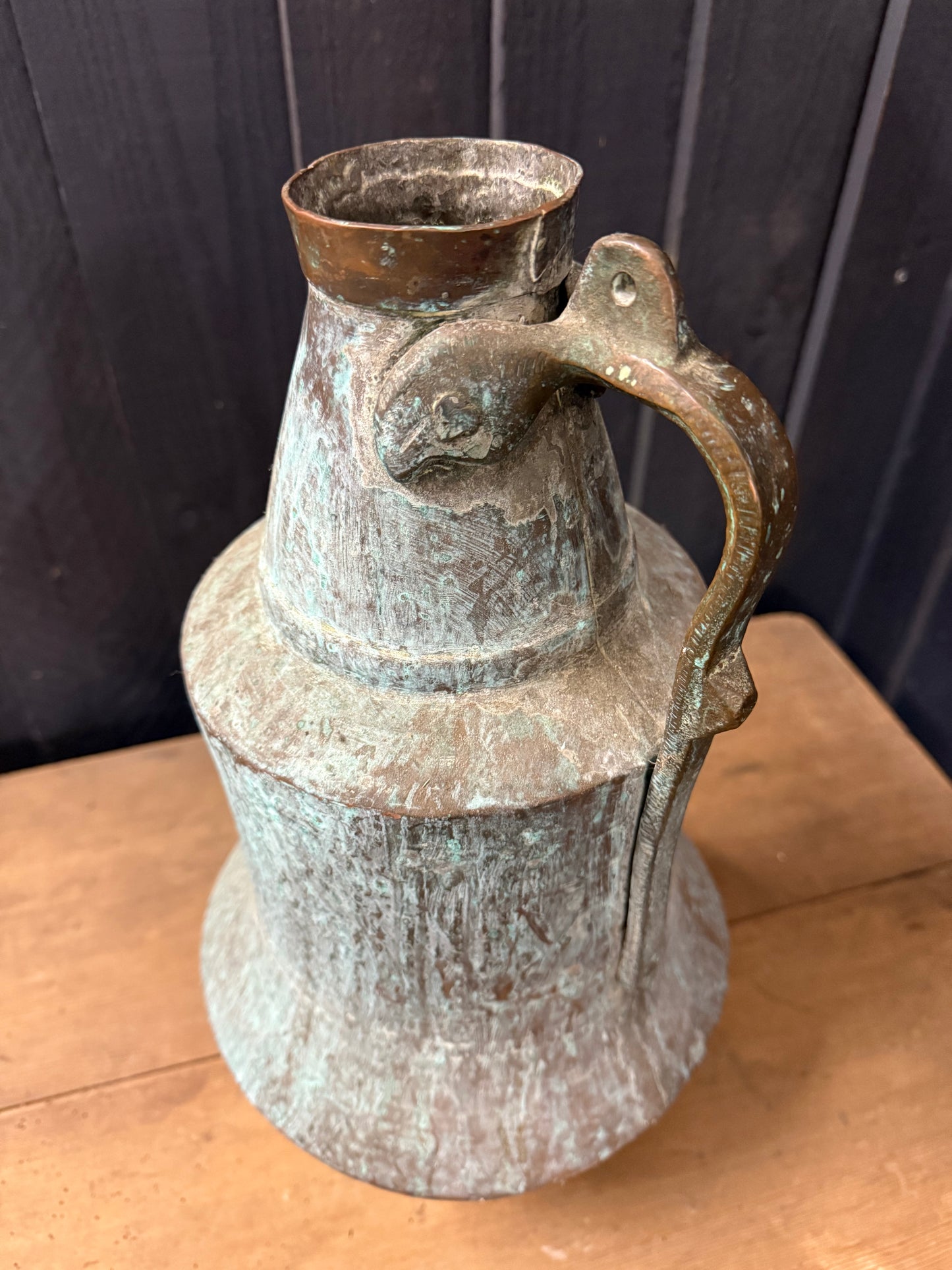 Vintage Verdi Gris Pitcher