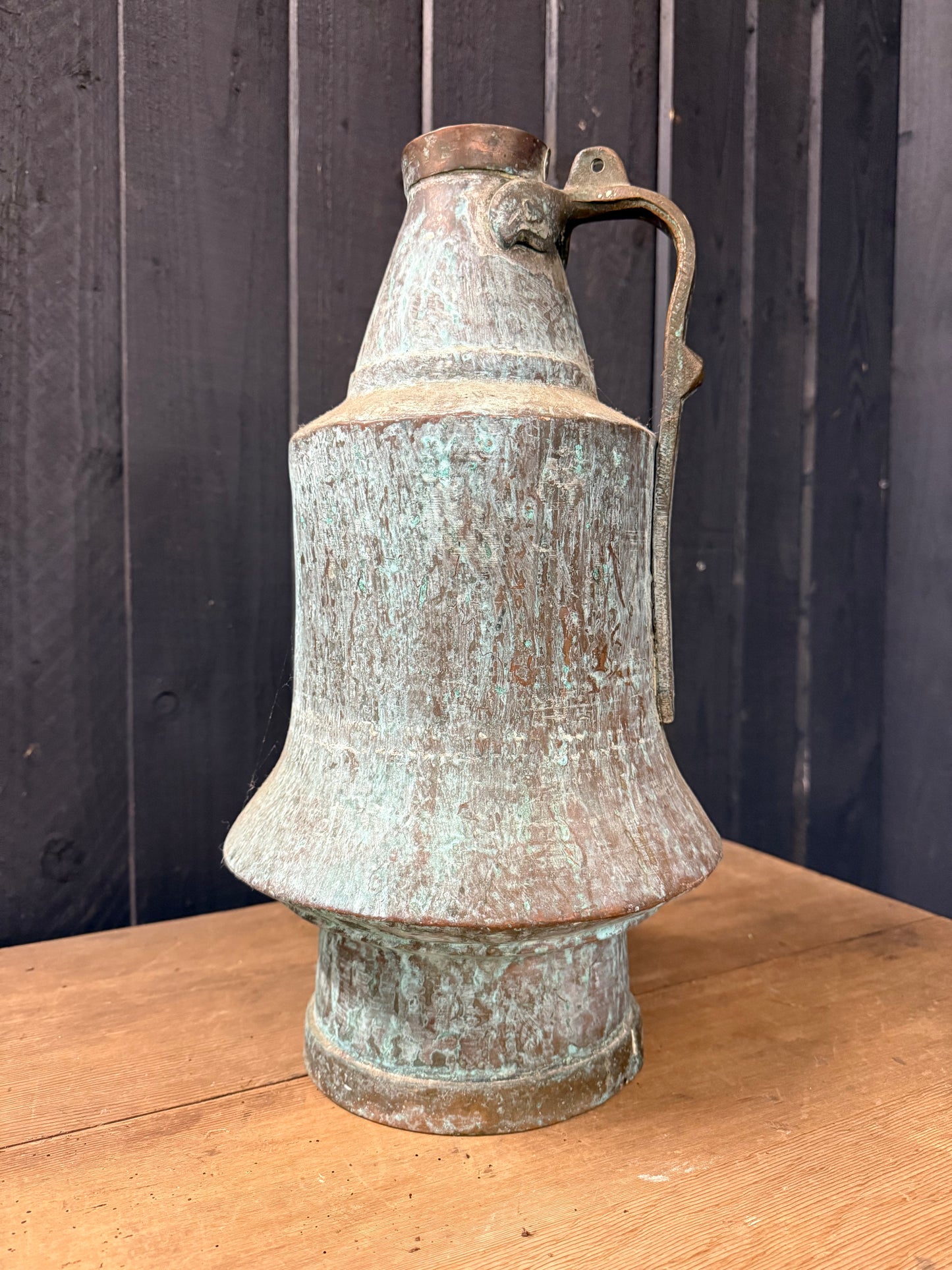 Vintage Verdi Gris Pitcher