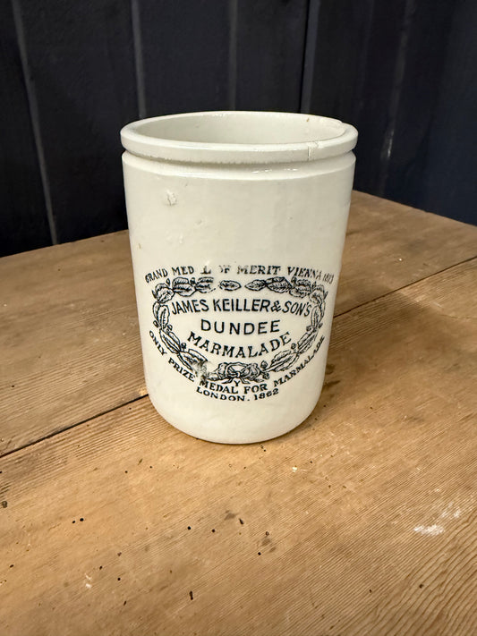 Vintage Stoneware Marmalade Jar