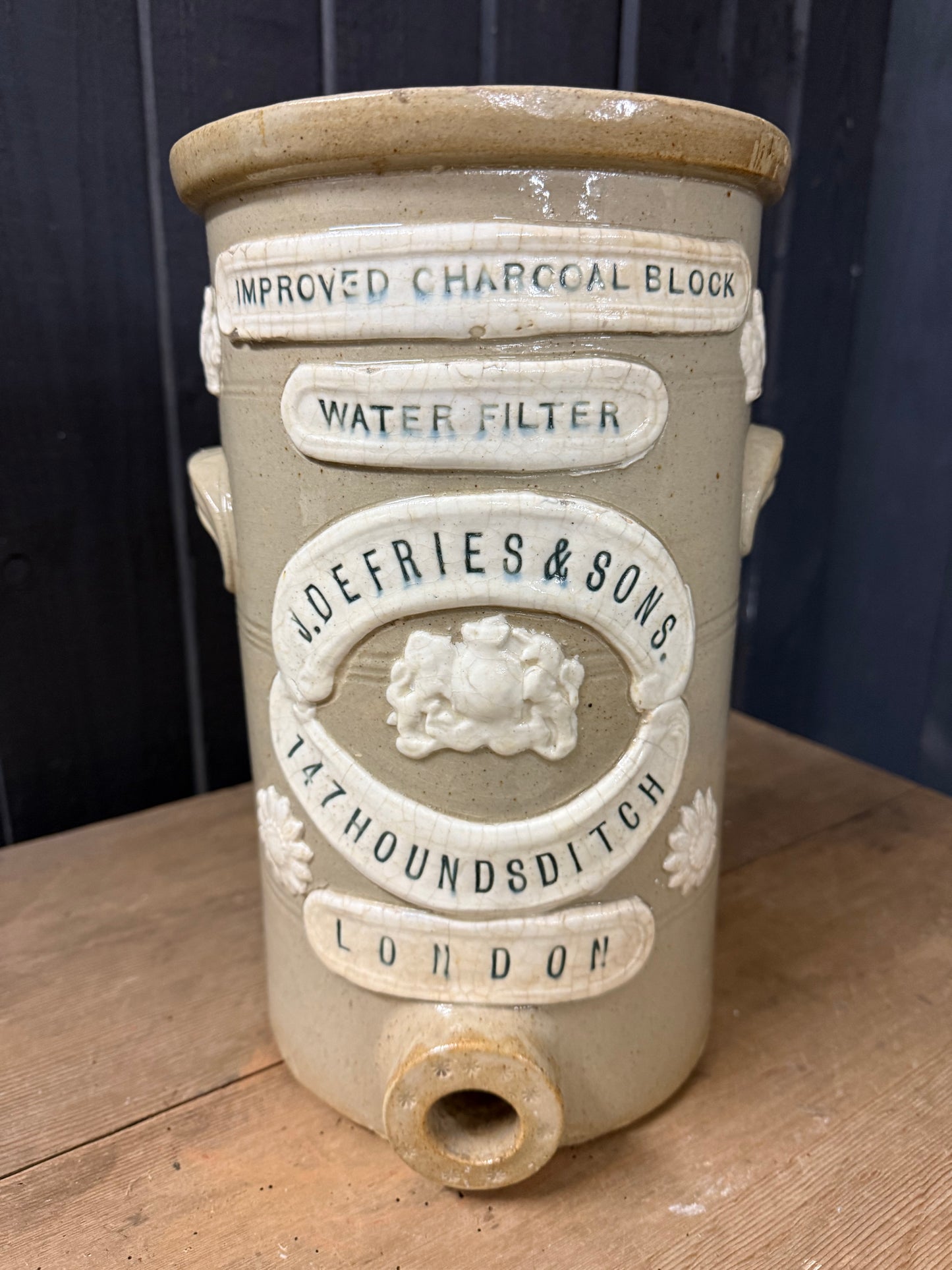 Victorian Stoneware Water Filter