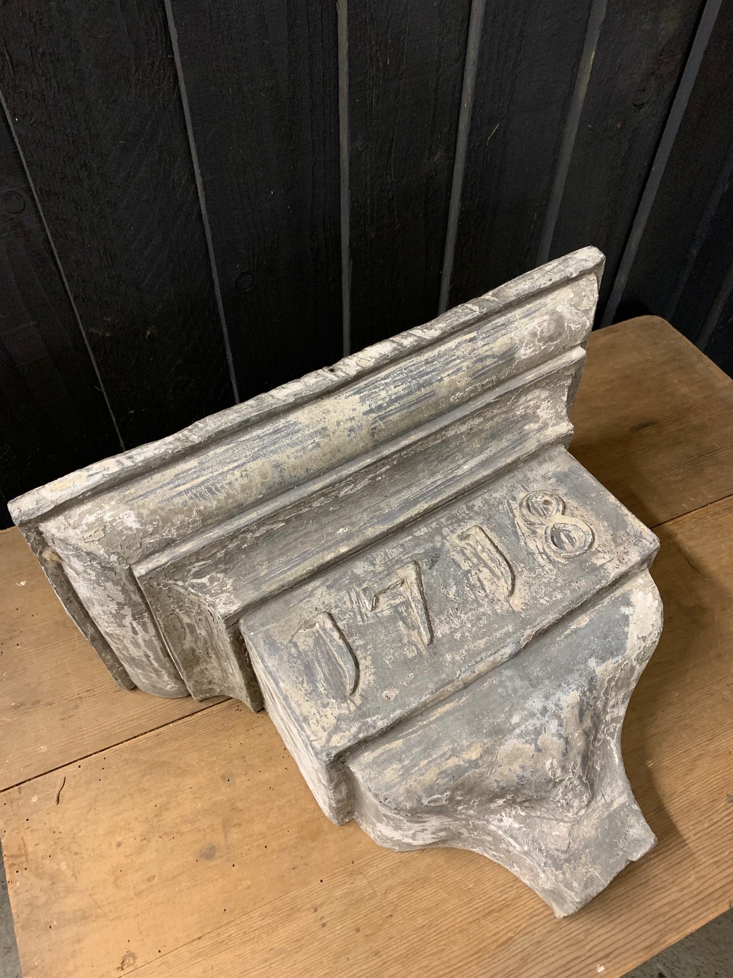 Antique Lead Hopper