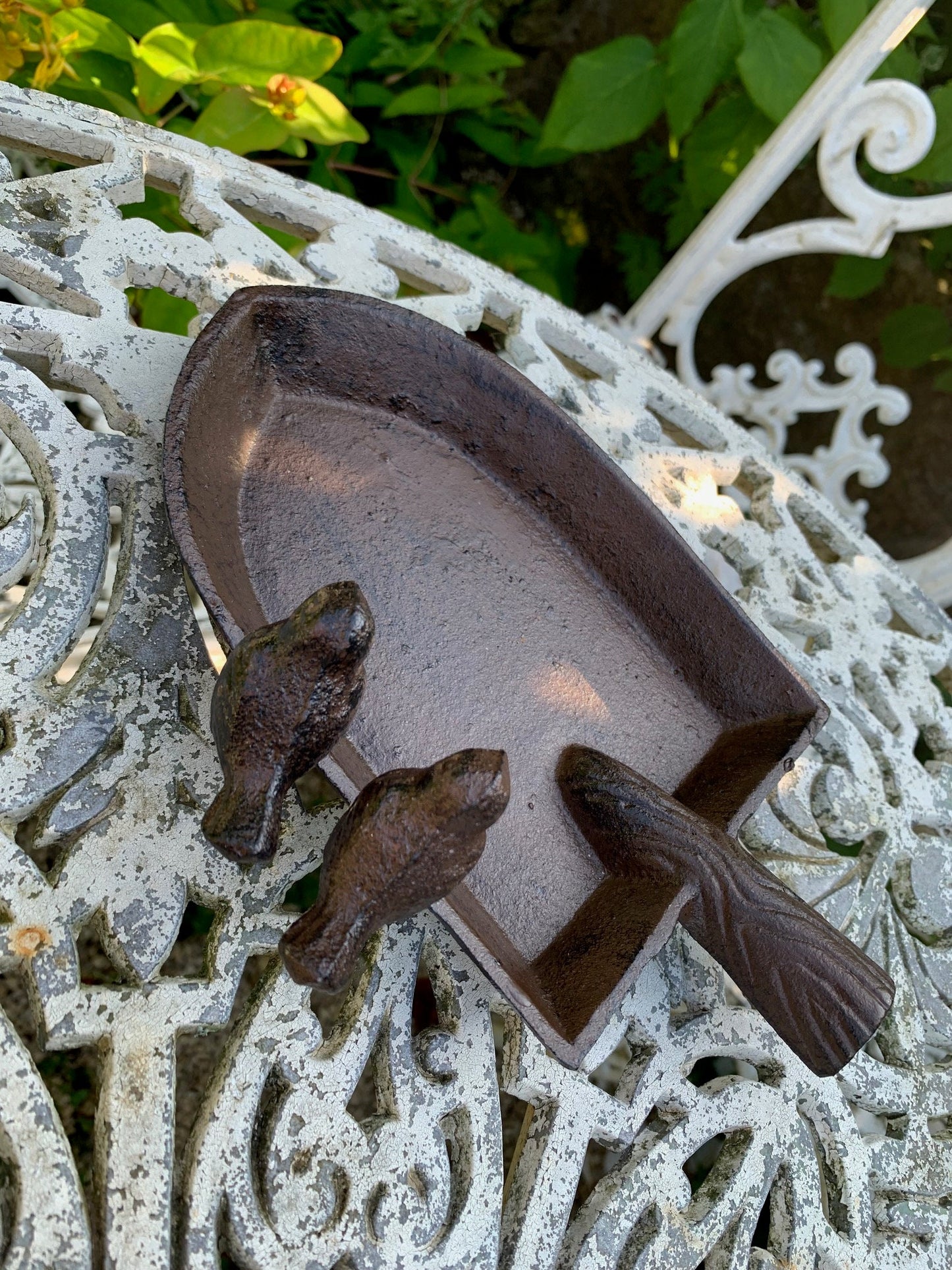 Cast Iron Trowel Bird Feeder