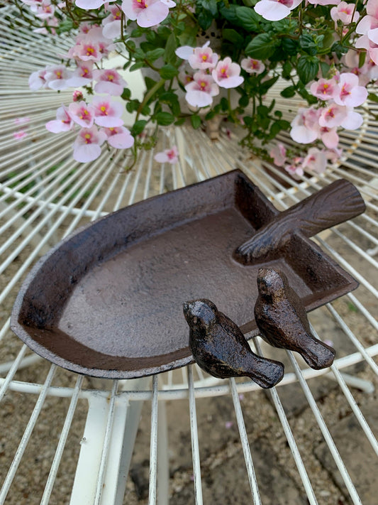 Cast Iron Trowel Bird Feeder
