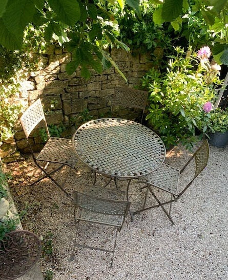 Large Four Chair Garden Bistro Set
