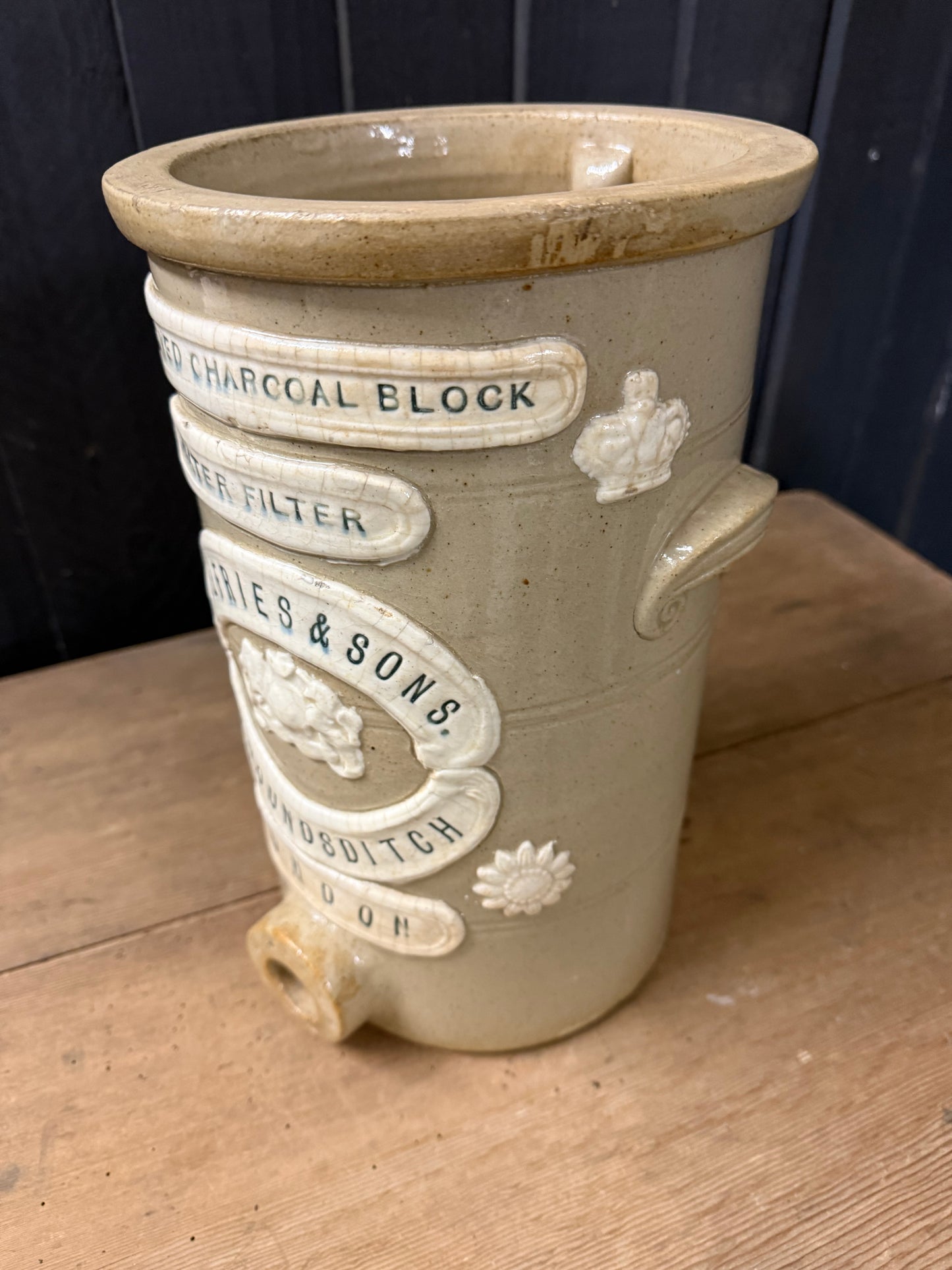 Victorian Stoneware Water Filter