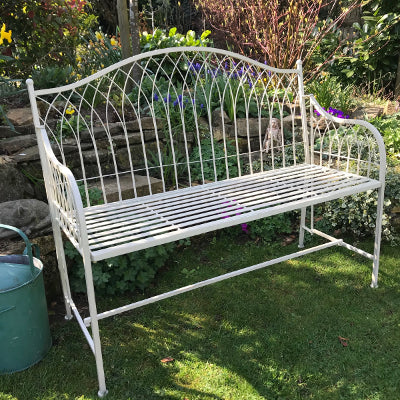 Ivory Gothic Bench