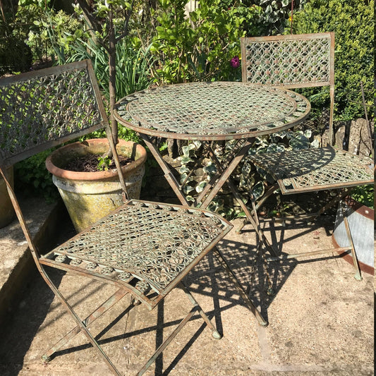 Garden Bistro Folding Table & Chairs