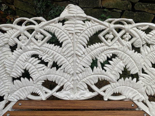 Victorian Coalbrookdale Style Fern Bench