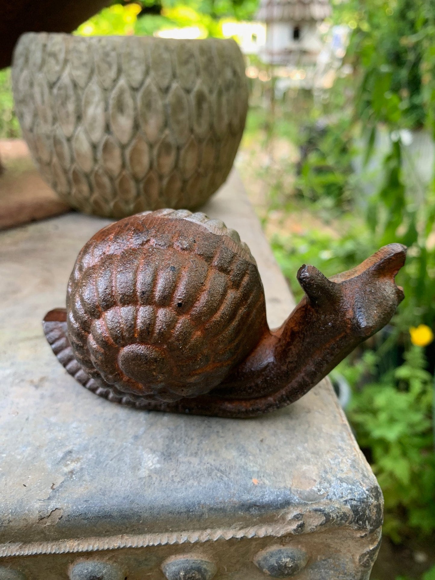 Small Cast Iron Snail