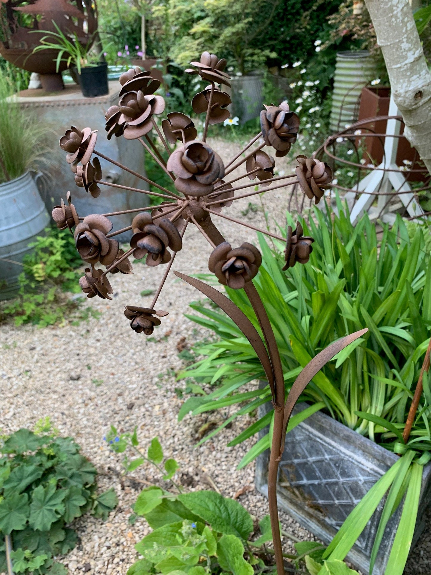 Flower Head Sculpture