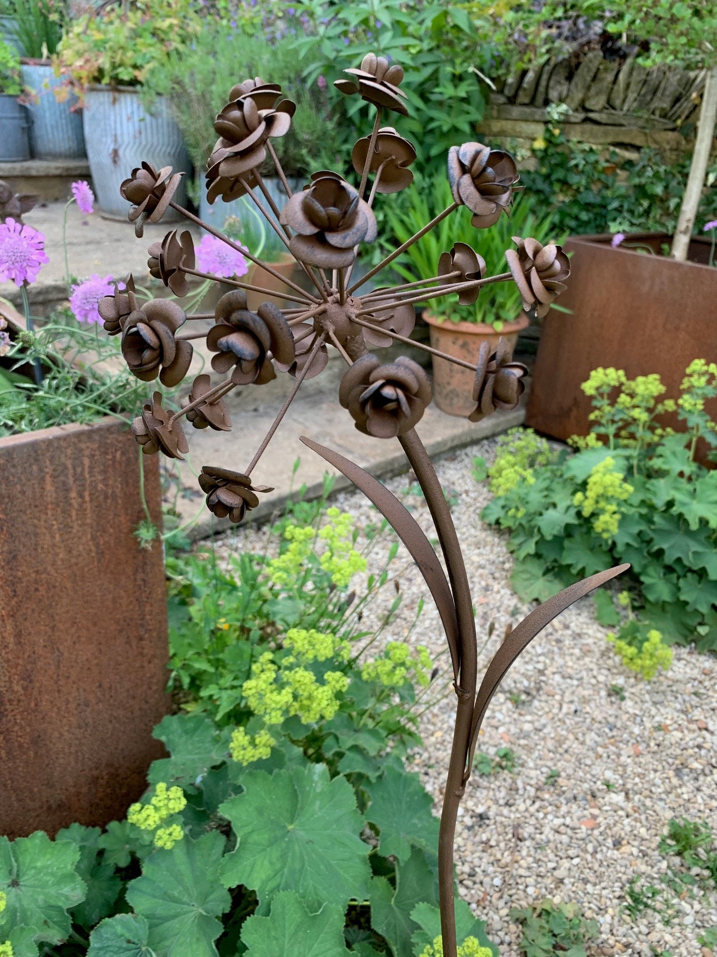 Flower Head Sculpture